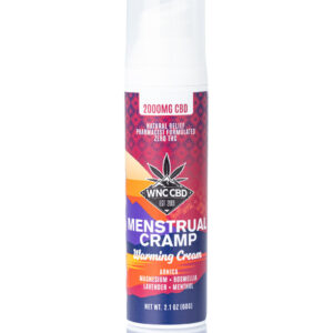 WNC CBD Menstrual Cramp Relief Warming Topical 2000mg CBD Cream
