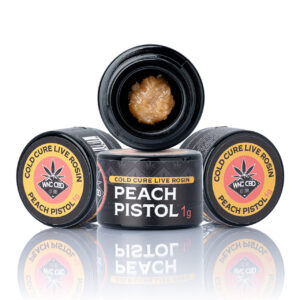 Peach Pistol Cold Cure Live Rosin (78.323% THCa)