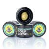 Sour Diesel Cold Cure Live Rosin (84.409% THCa)